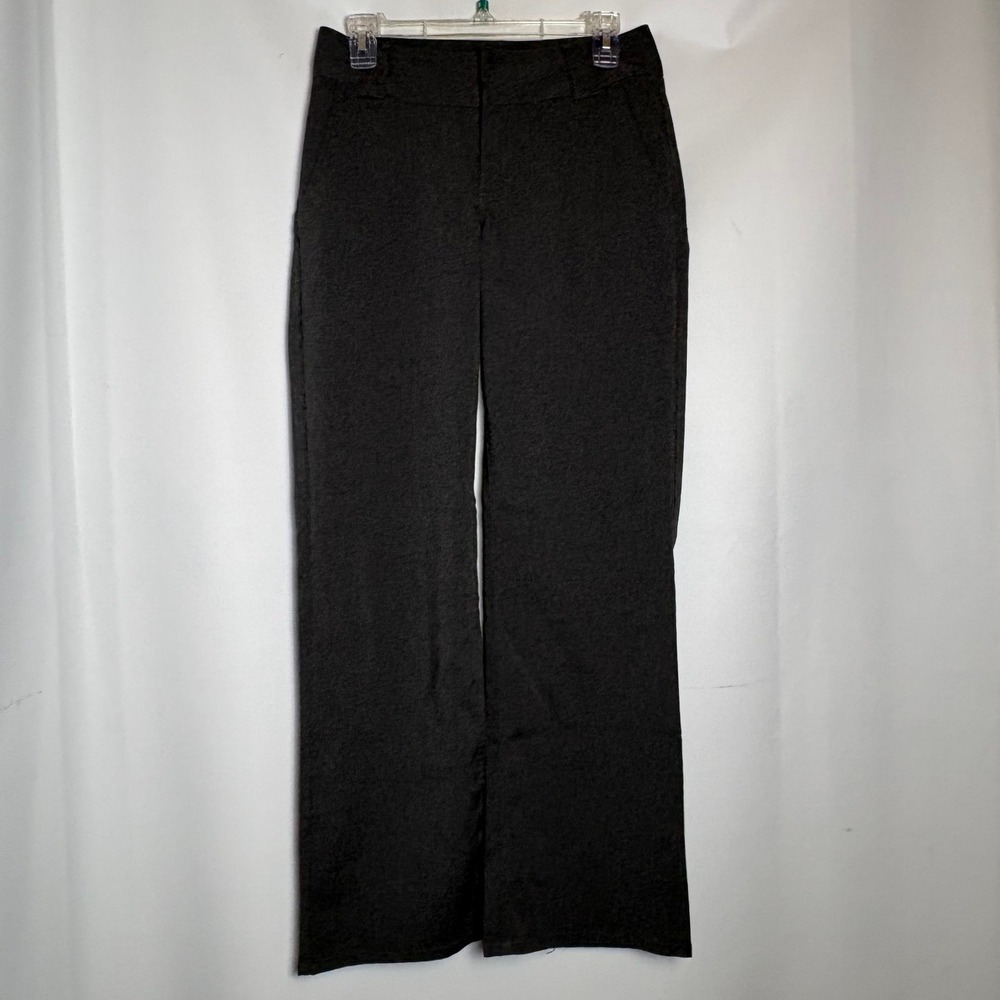 Y2K VTG Mudd Womens Low Rise Wide Leg Trousers Gray Grunge‎ Office Siren Size 9